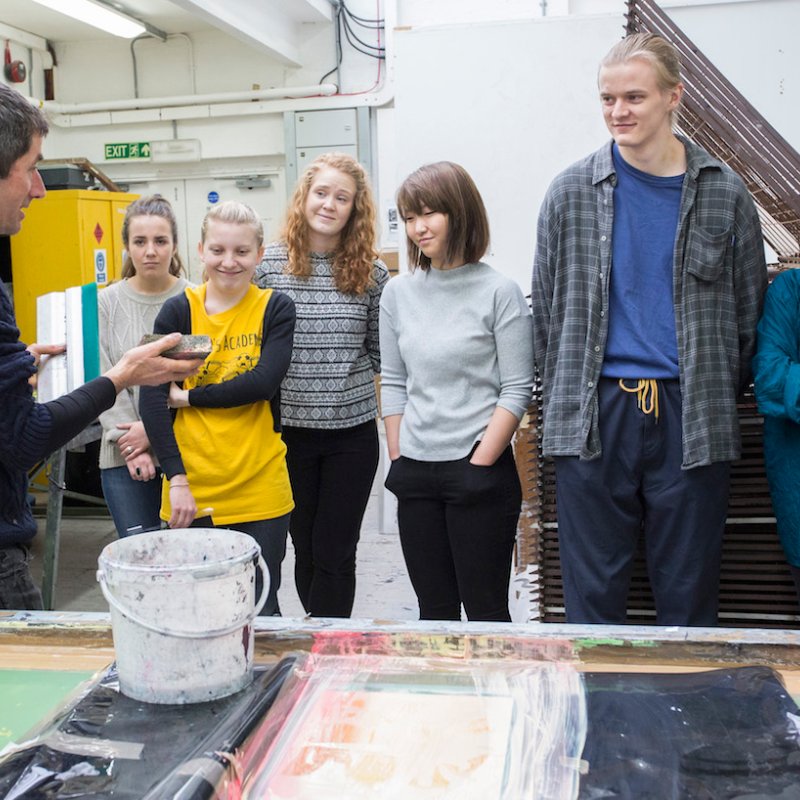 Screen printing facilities