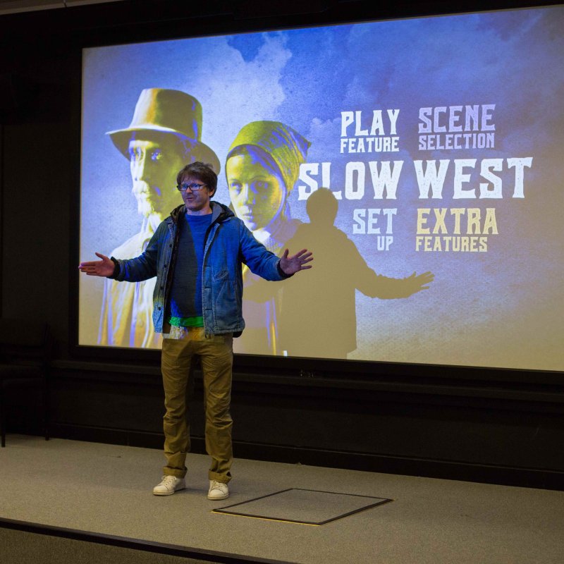 Director and School of Film & Television guest lecturer John Maclean introduces a screening of his feature ‘Slow West’ starring Michael Fassbender