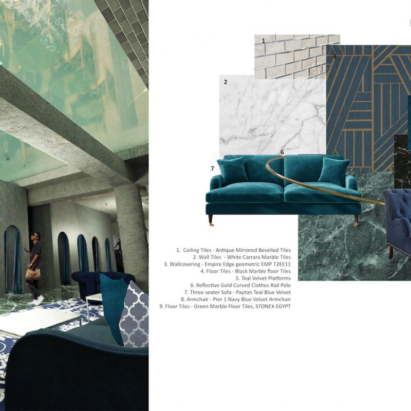 Sam Viney Fenty store materials