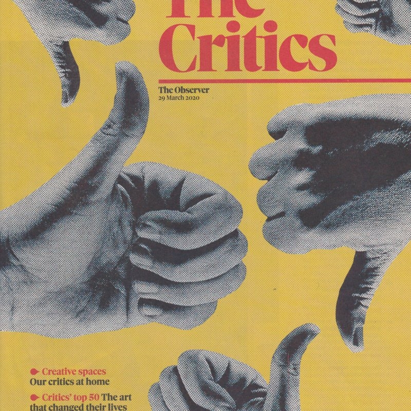  The Critics supplement front page