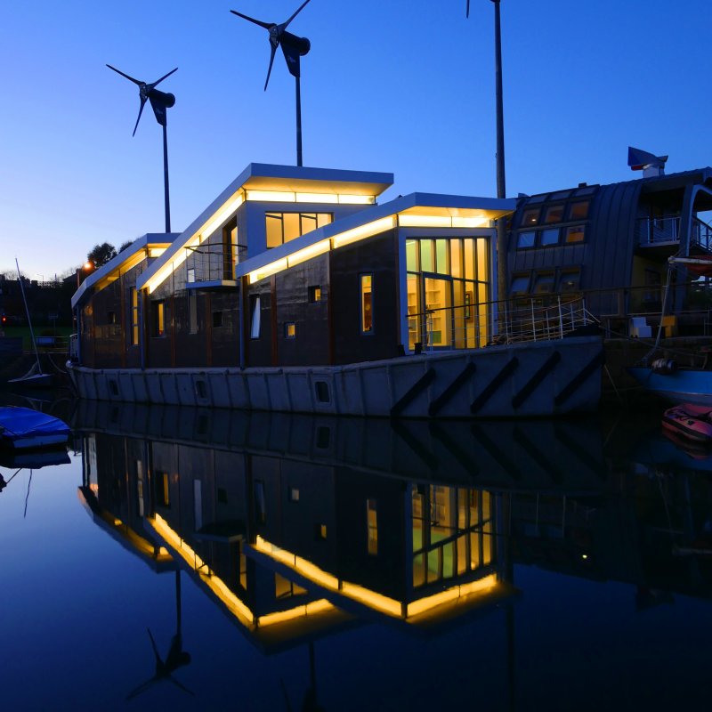 The Brain Of Brian Office Barge Jubilee Wharf By Hugh Hastings 2014