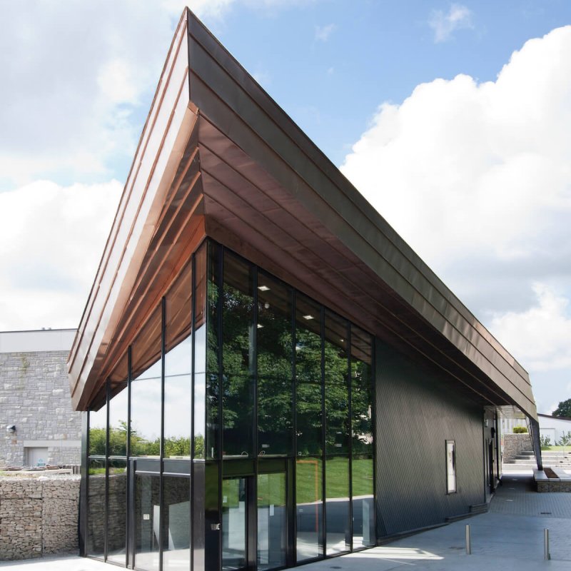 Exterior of Penryn Campus reception building