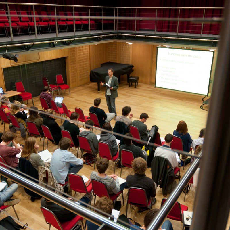 Lecture in Music Studio