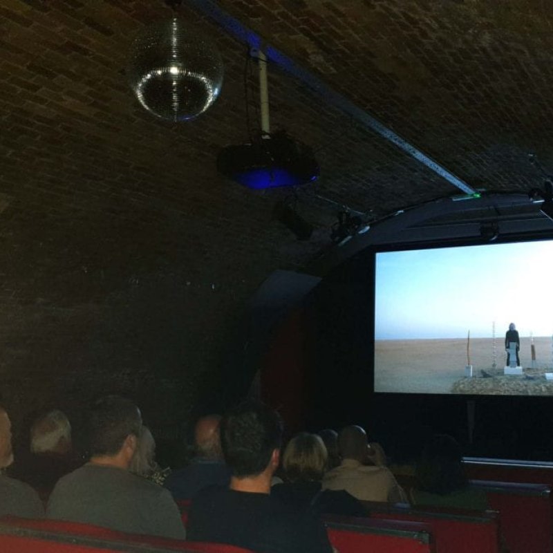 A film screening