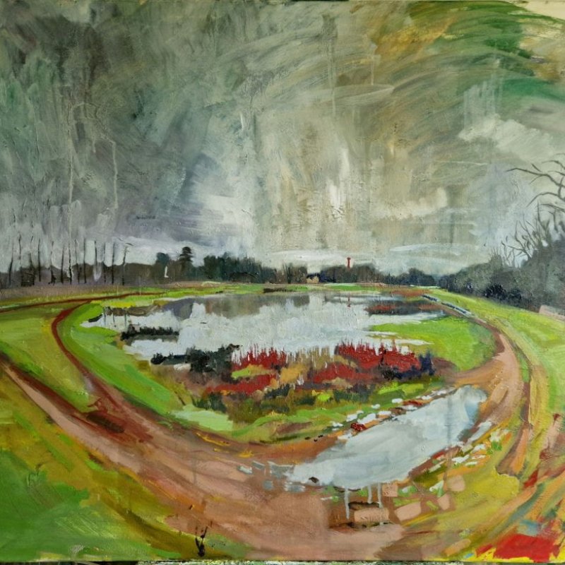 A landscape painting