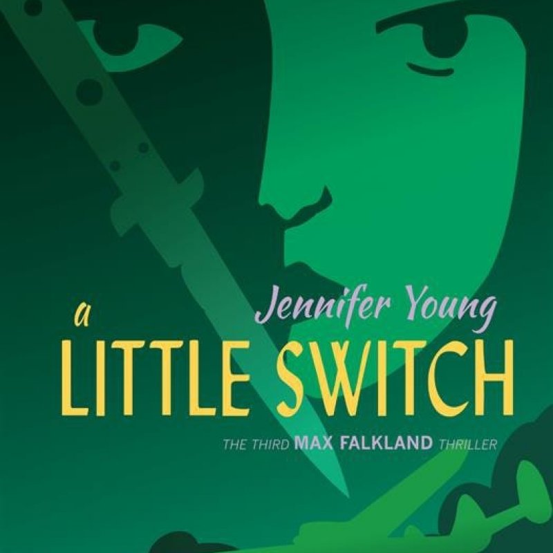 Green book cover with face and title ' A Little Switch'