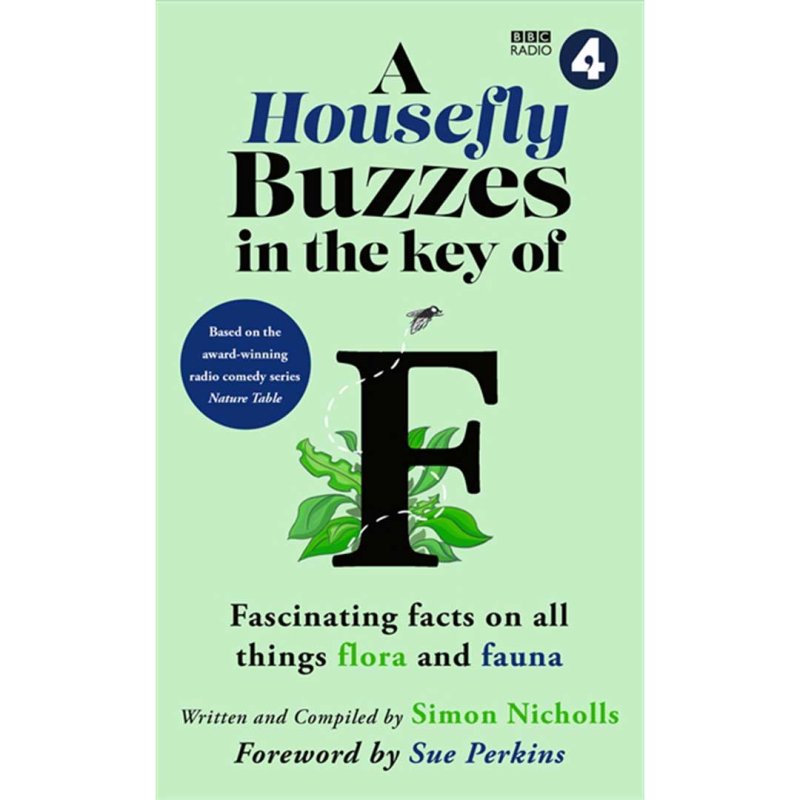  Green book cover for 'A Housefly Buzzes in the Key of F'