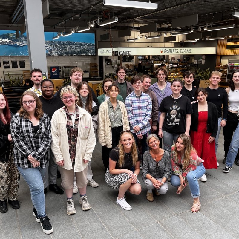 Open Day ambassadors on campus