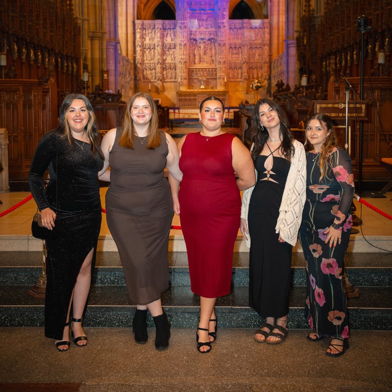 Creative Events Management students at Cornwall Tourism Awards 2024 CREDIT Nick Williams