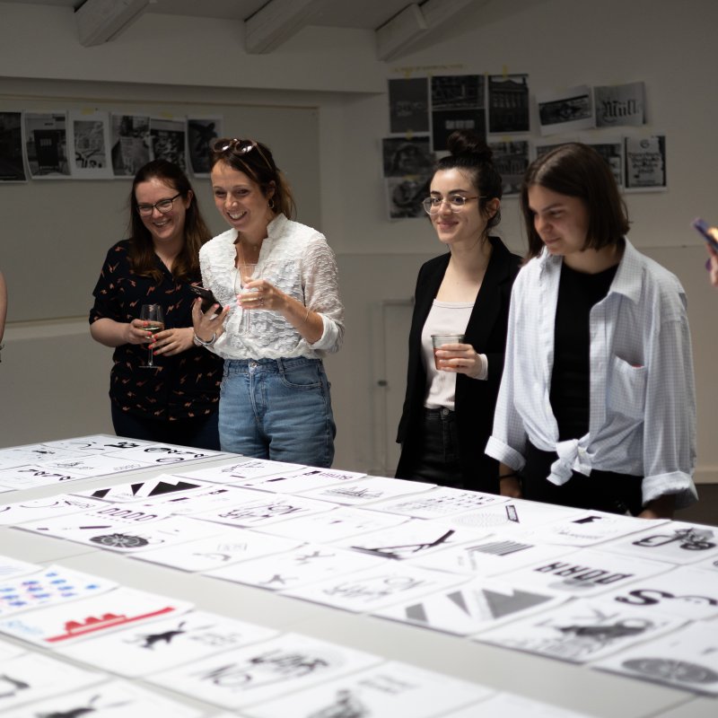 Students in a design studio
