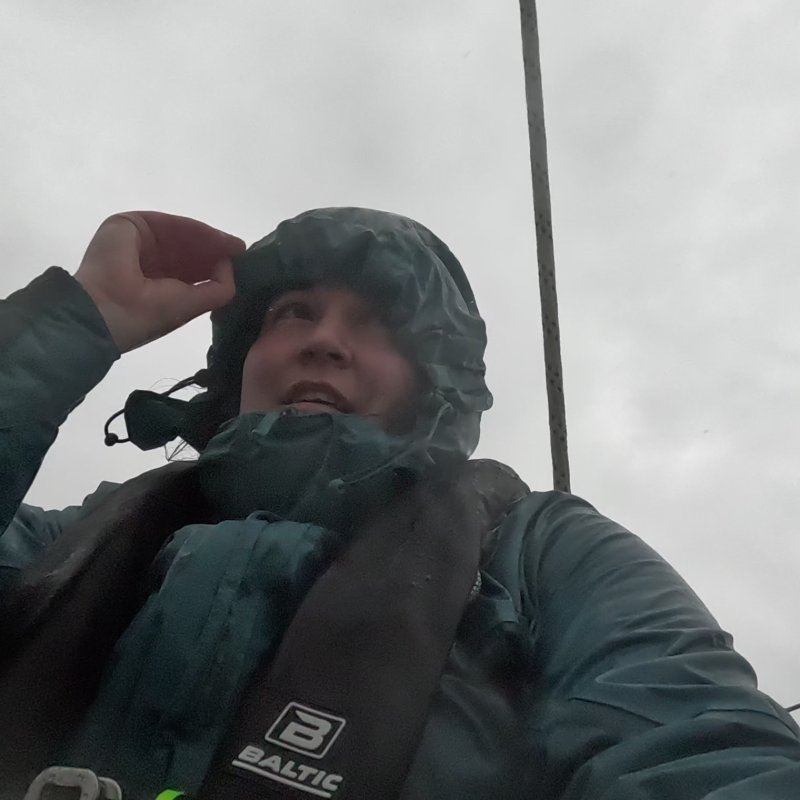 Student sailing 
