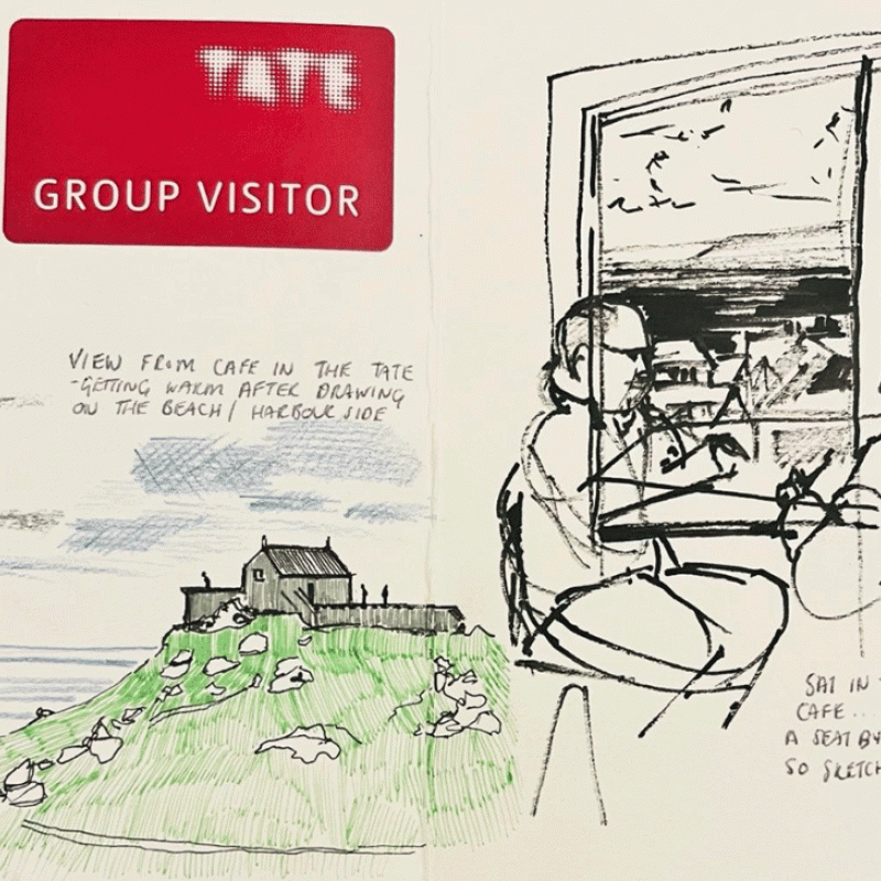 Illustration Online Trip