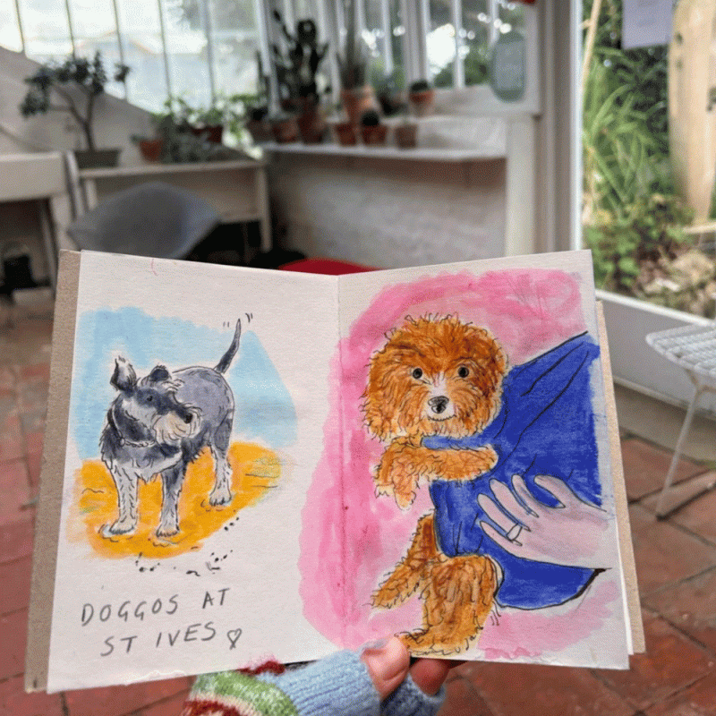 Illustration Online Trip