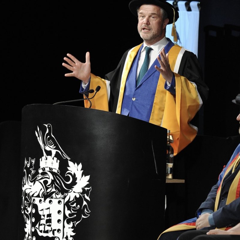 petroc trelawny becomes Falmouth honorary fellow