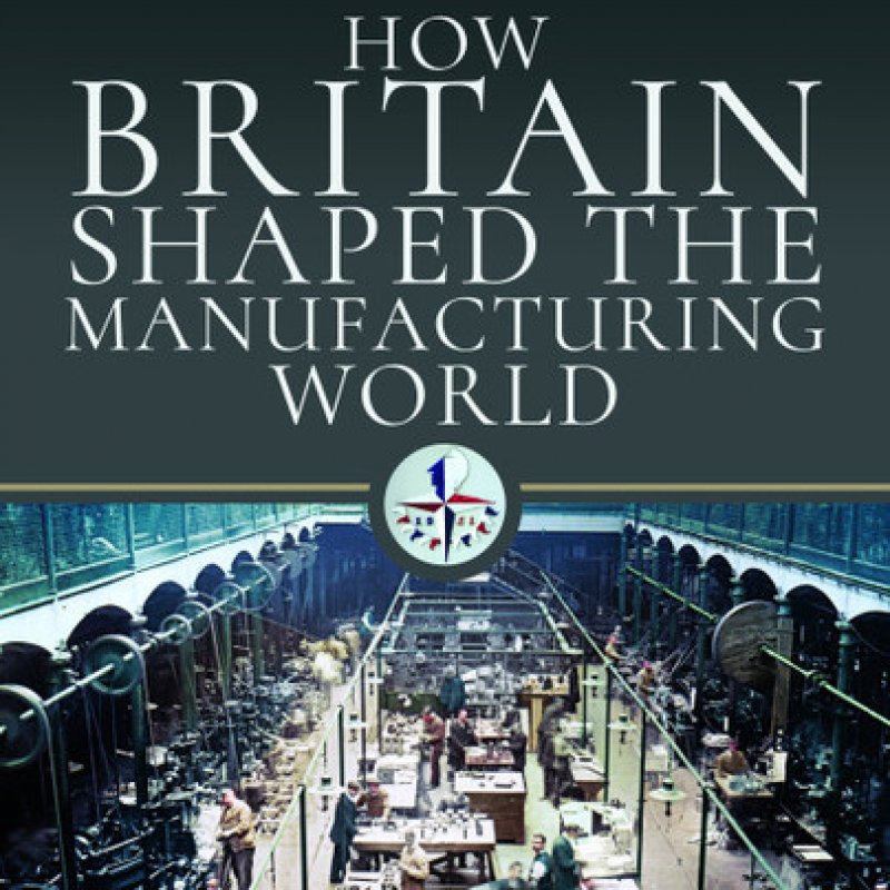 A book cover details the inner workings of a factory