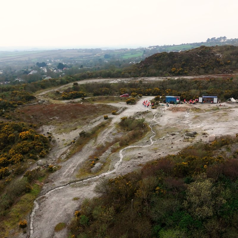 A disused clay mine