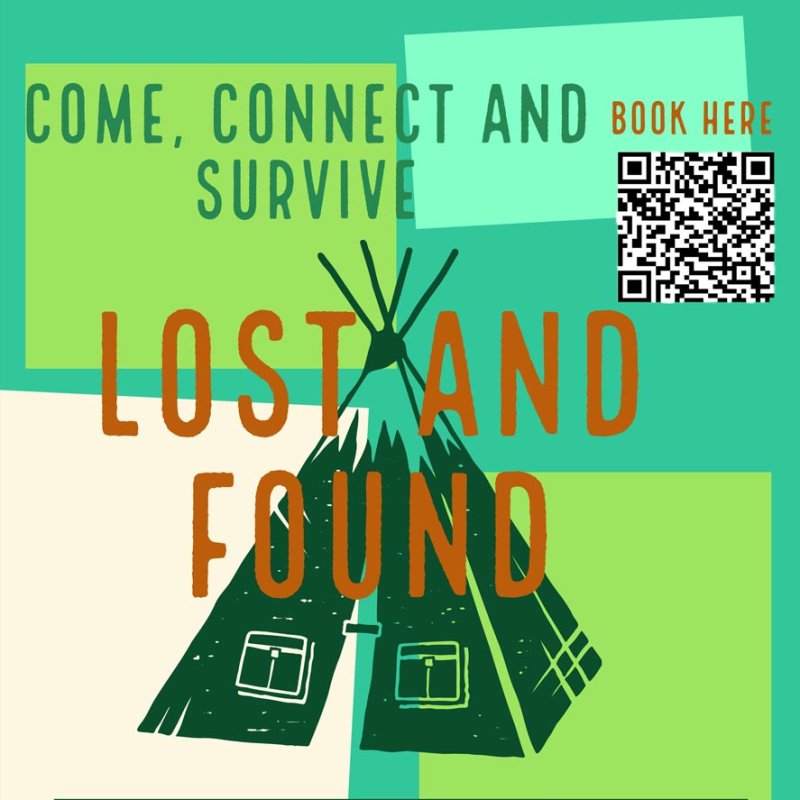 Event poster with the title 'Lost and Found'