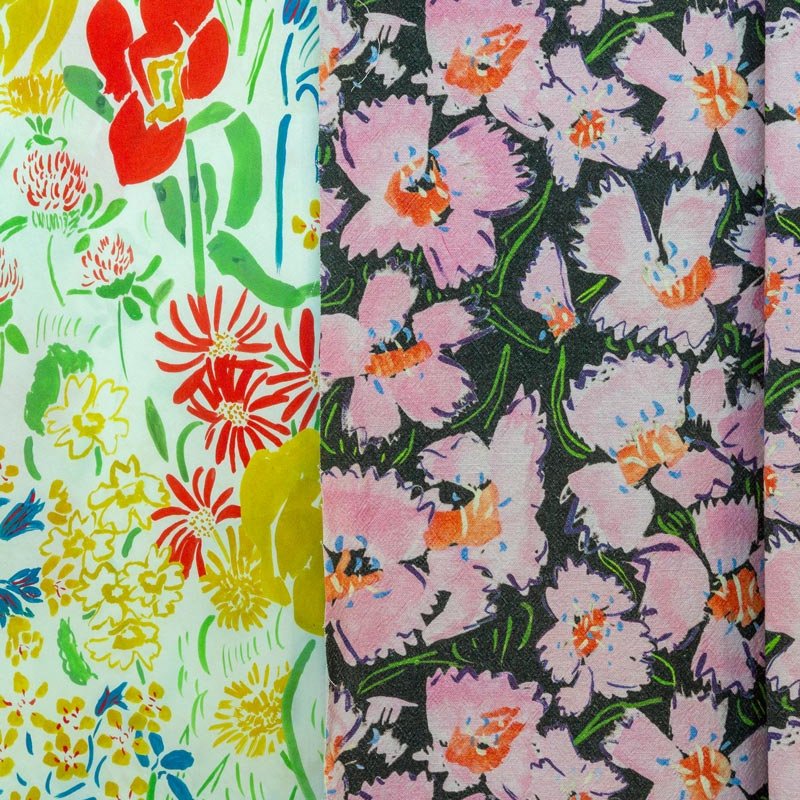 Floral fabric design