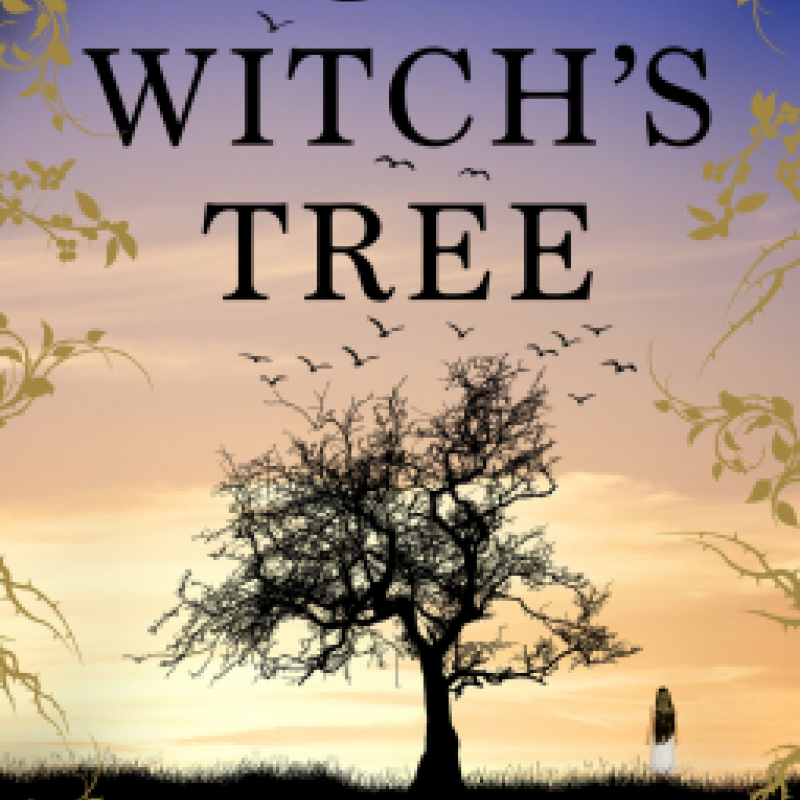 A book cover for the Witch's Tree