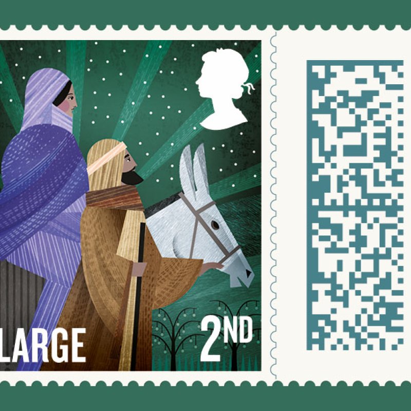 Katie Ponder Christmas stamps