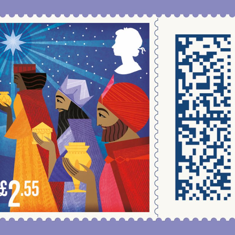 Katie Ponder Christmas stamps
