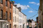 Picturesque buildings on Falmouth High street.