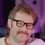 A student in the music studios