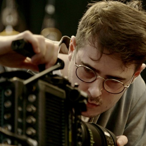 Person using an ARRI video camera