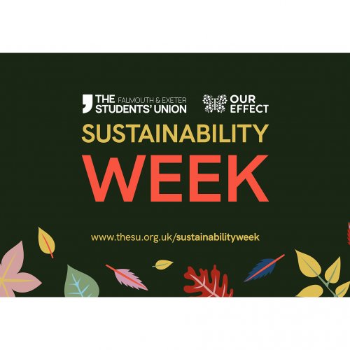 A banner reads 'sustainability week' 