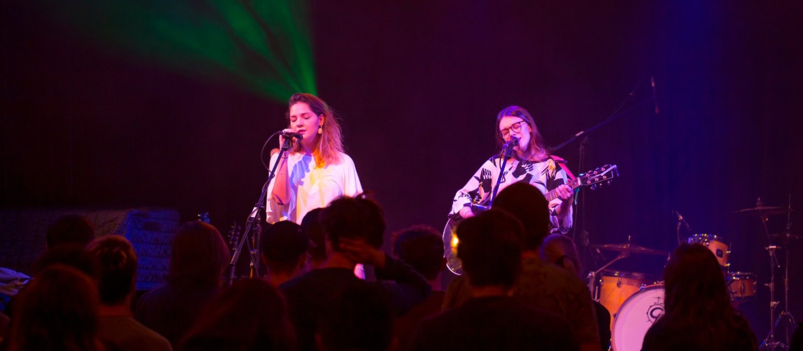 Popular Music students singing together