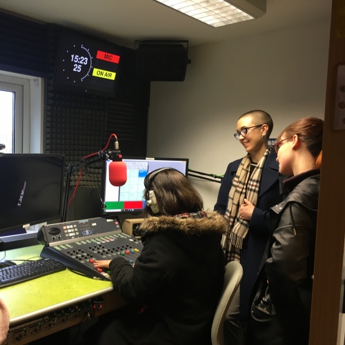 Students visit Source FM