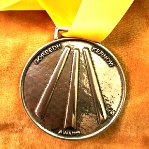 Image of the Kernon Award 2020 medal