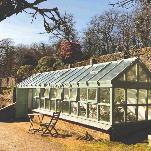 Secret Garden Penryn Greenhouse in the Secret Garden on Penryn Campus