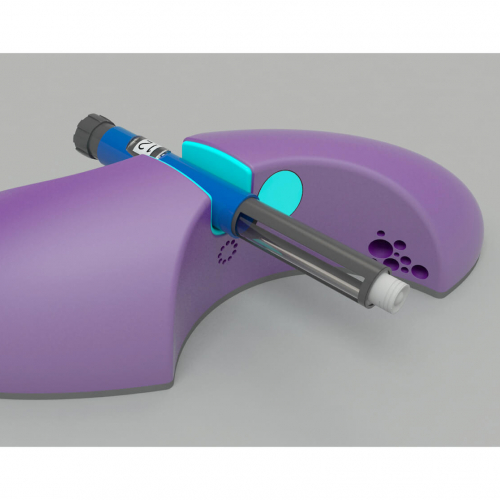 product design of a diabetes pen holder for single handed use