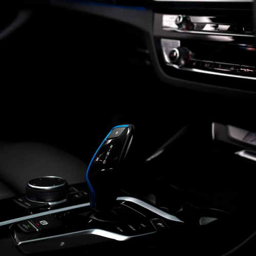 Interior shot of the new BMW iX3